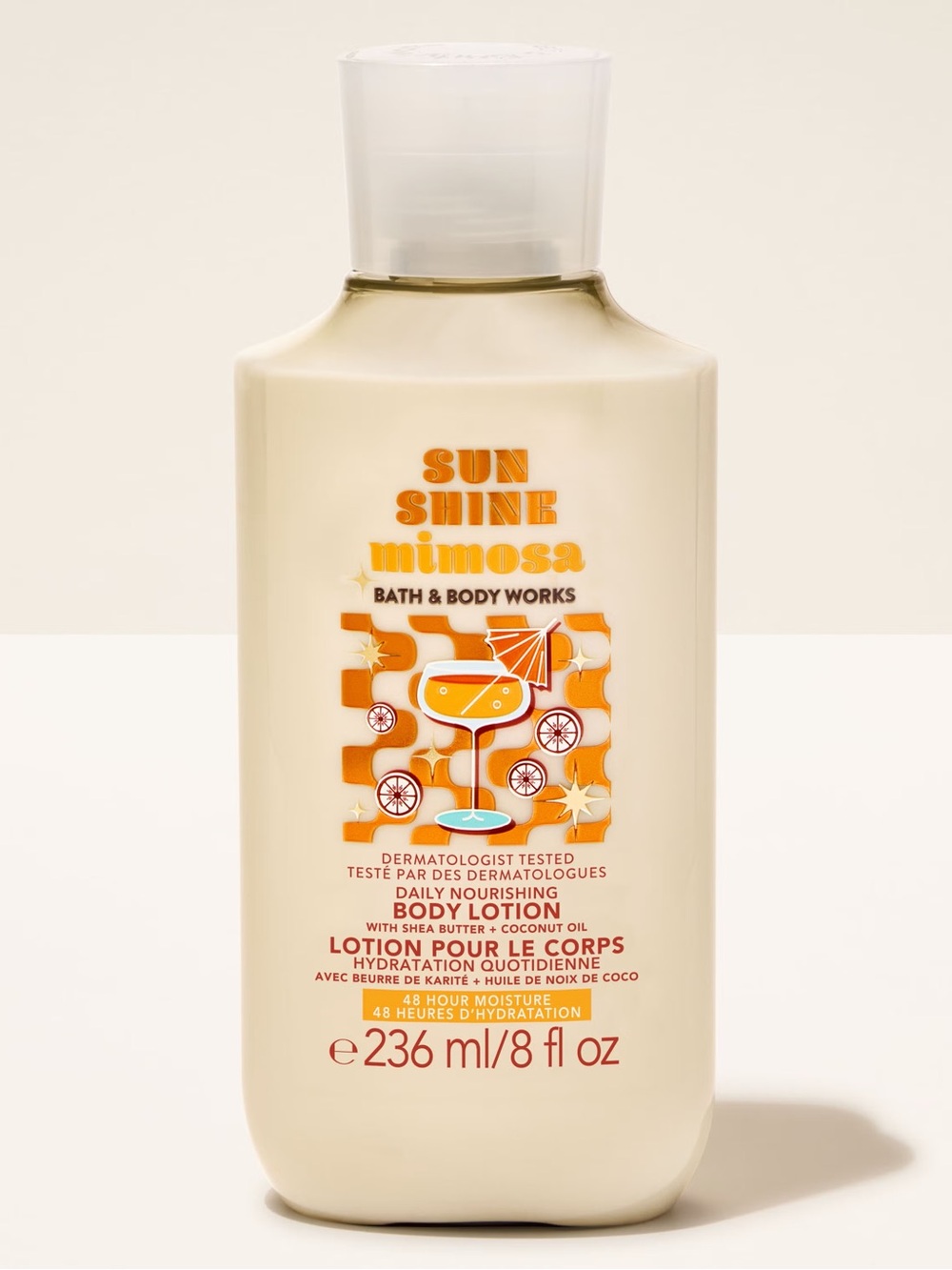 Bath & Body Works Sun Shine Mimosa Daily Nourishing Body Lotion - Cream & Orange